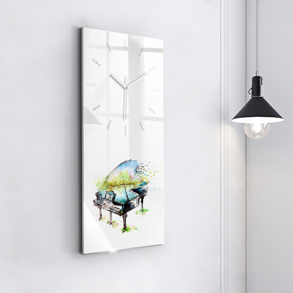 Vertical wall clock Illustration 4 Seasons