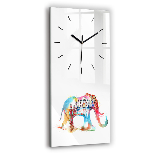 Vertical wall clock Indian Culture