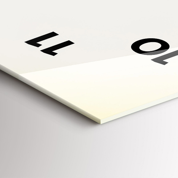 Vertical wall clock Deer at sunrise