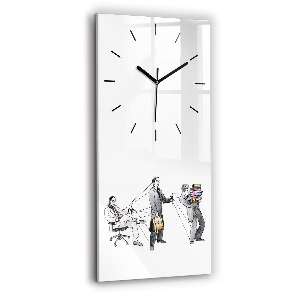 Vertical wall clock Puppet People