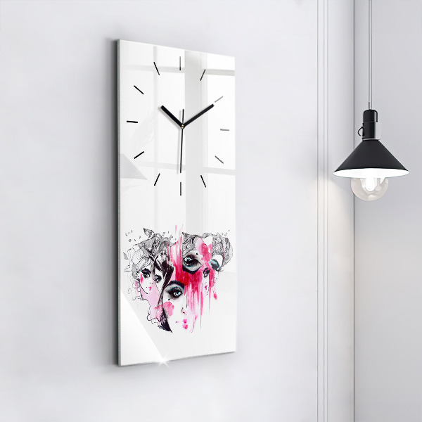 Vertical wall clock Many faces of abstraction