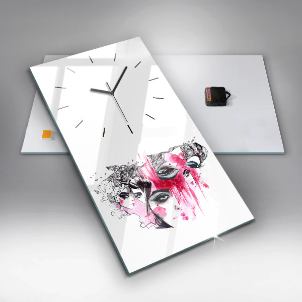 Vertical wall clock Many faces of abstraction