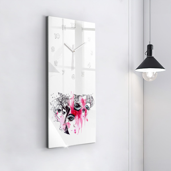 Vertical wall clock Many faces of abstraction