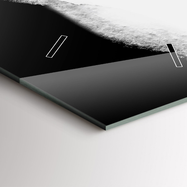 Vertical wall clock Portrait of a woman