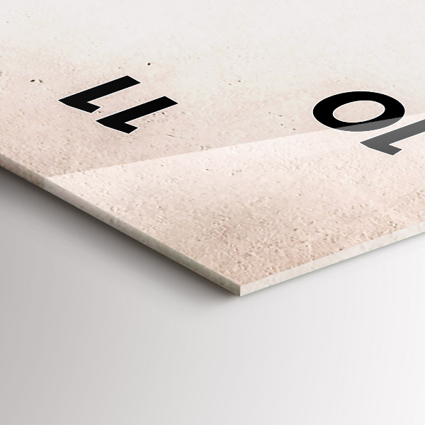 Vertical wall clock Italian bike