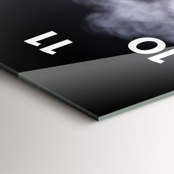 Vertical wall clock Old vintage car