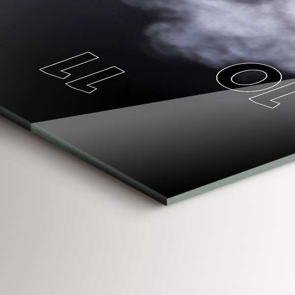 Vertical wall clock Old vintage car