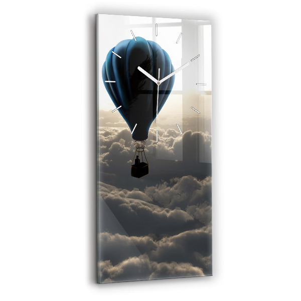 Vertical wall clock Balloon in the sky