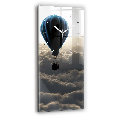 Vertical wall clock Balloon in the sky