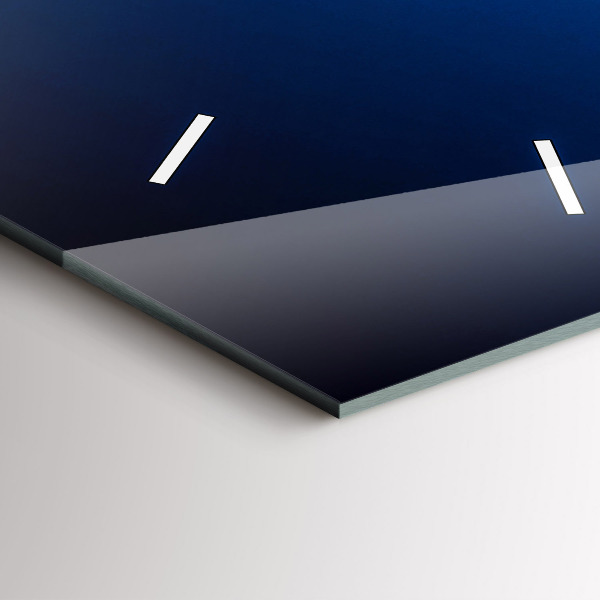 Vertical wall clock Airplane and Clouds