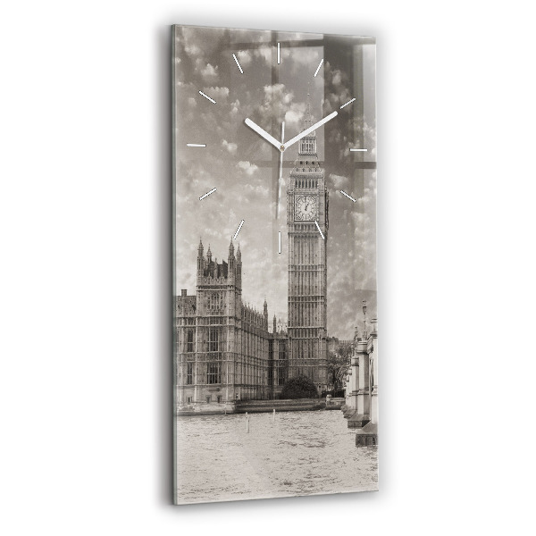 Vertical wall clock London England Big Ben