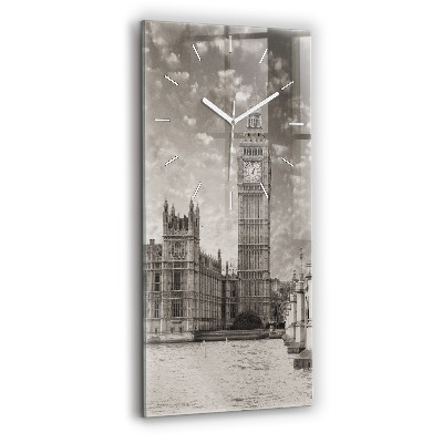 Vertical wall clock London England Big Ben