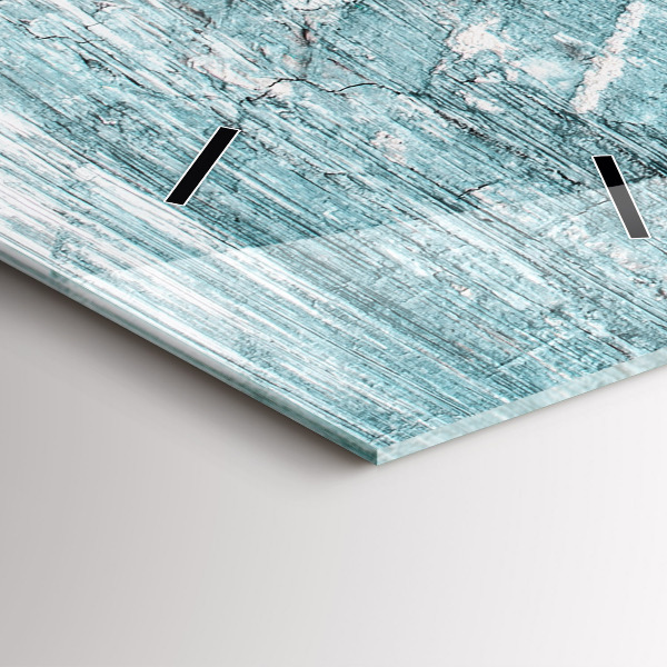 Vertical wall clock Oil texture abstract