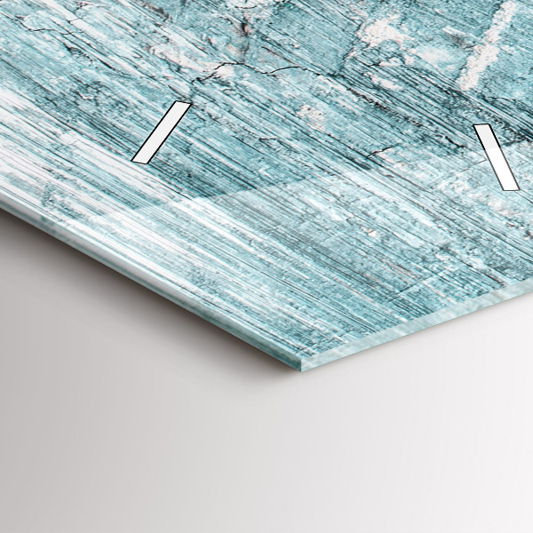 Vertical wall clock Oil texture abstract