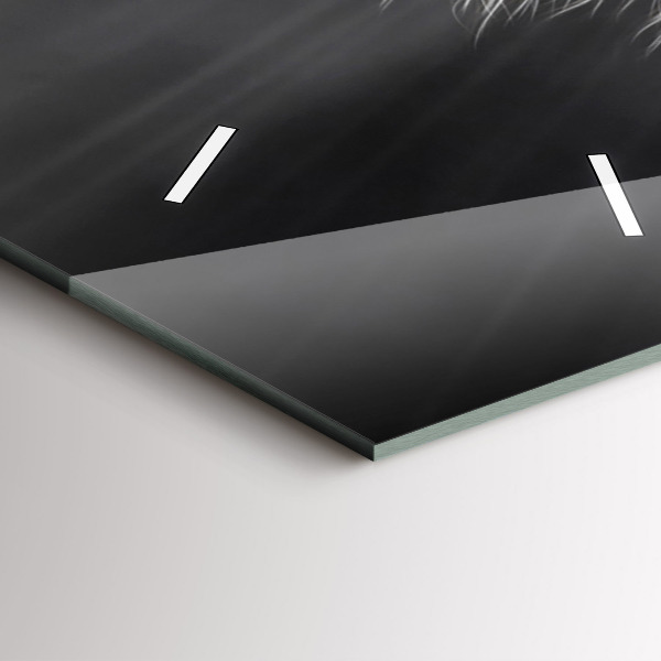 Vertical wall clock Galloping horse