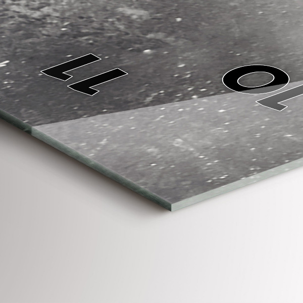 Vertical wall clock Elephant