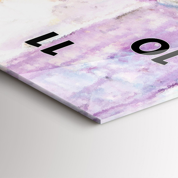 Vertical wall clock Preparing the ballerina