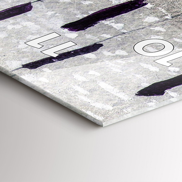 Vertical wall clock Cranes in the reeds