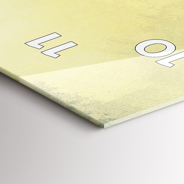 Vertical wall clock Fishing village