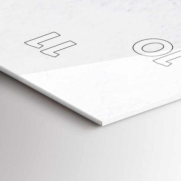 Vertical wall clock Flying birds