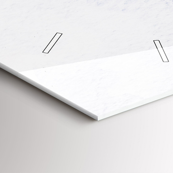 Vertical wall clock Flying birds