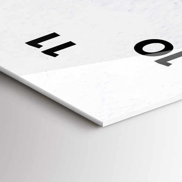 Vertical wall clock Flying birds