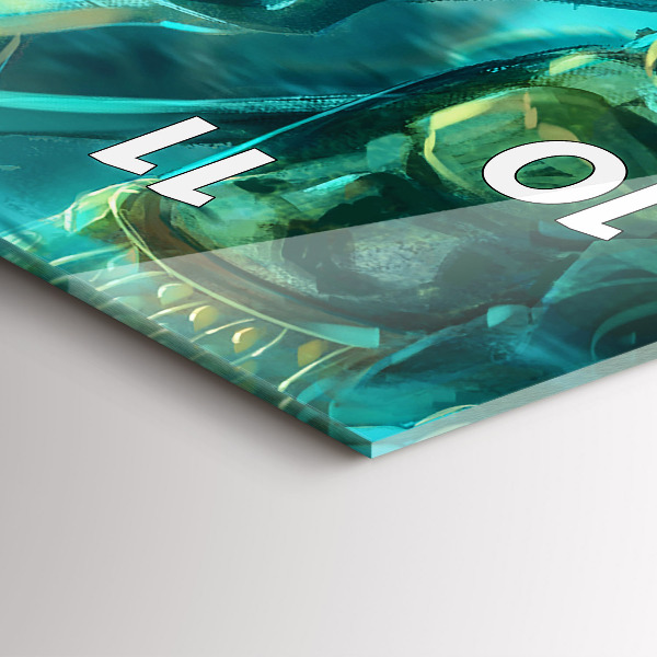 Vertical wall clock Children in the forest