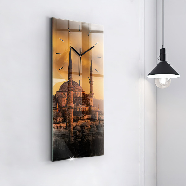 Vertical wall clock Mosque in Istanbul