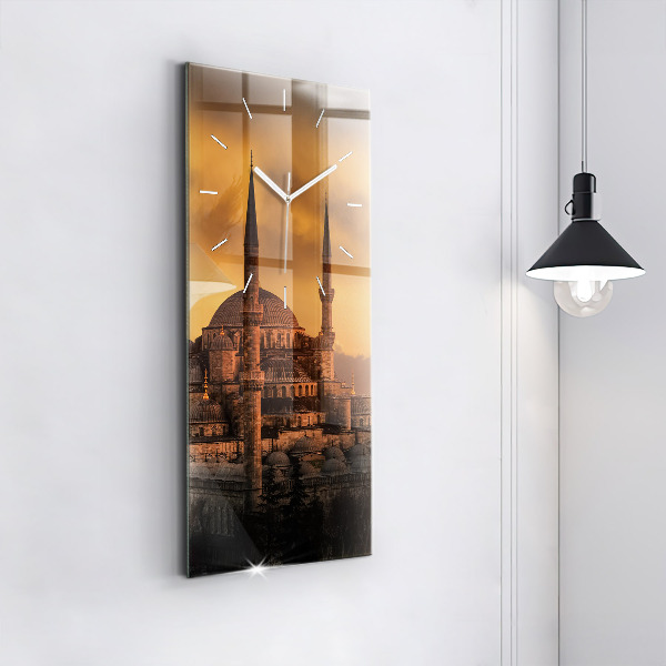 Vertical wall clock Mosque in Istanbul