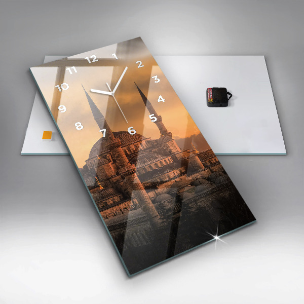 Vertical wall clock Mosque in Istanbul