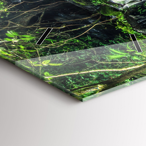 Vertical wall clock Waterfall Thailand