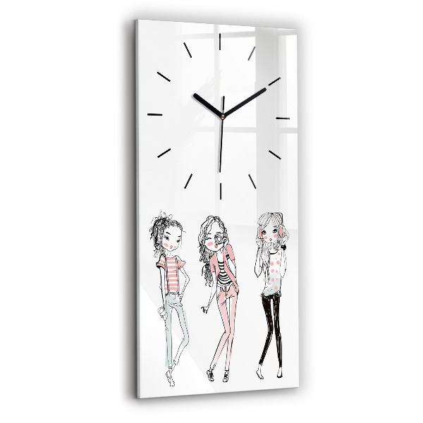 Vertical wall clock Women's fashion