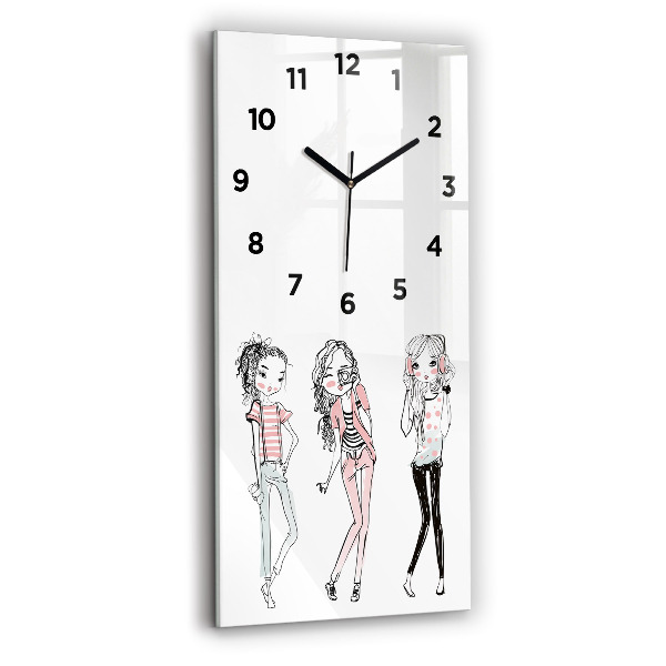 Vertical wall clock Women's fashion