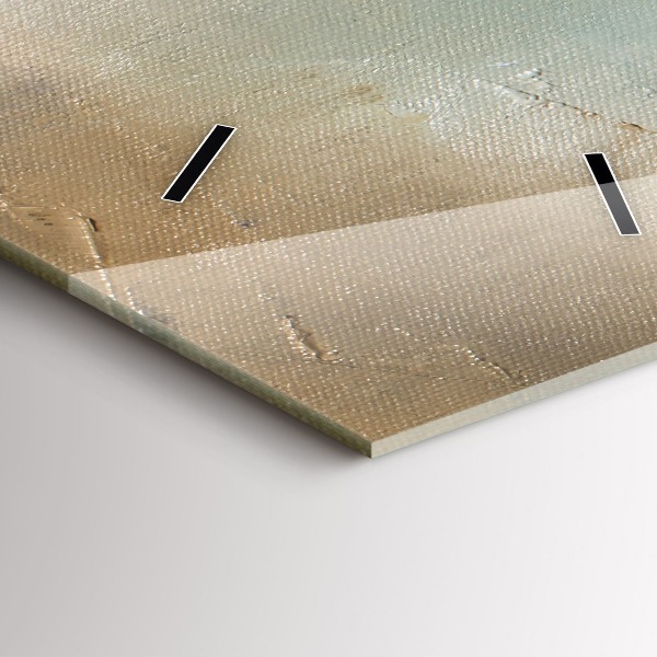 Vertical wall clock Architecture of the city of Paris