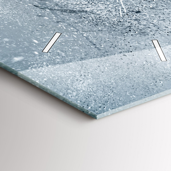 Vertical wall clock Running man