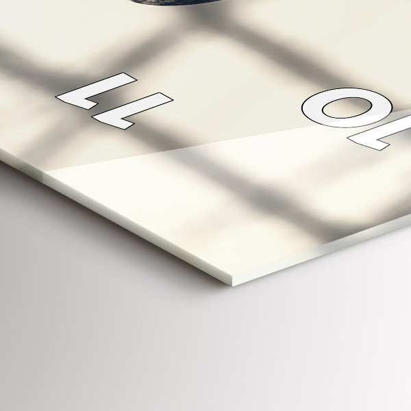 Vertical wall clock Ancient ship