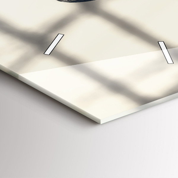 Vertical wall clock Ancient ship