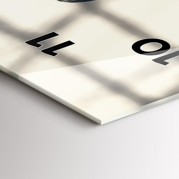 Vertical wall clock Ancient ship