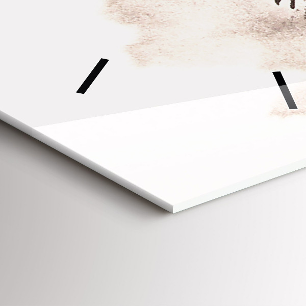 Vertical wall clock Galloping horses