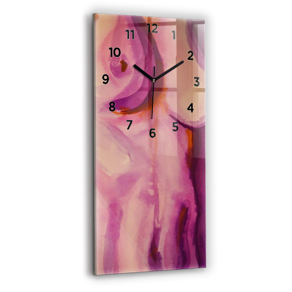 Vertical wall clock Painting Women