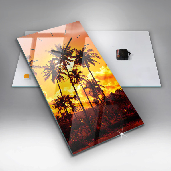 Vertical wall clock Thailand Klong Prao Beach