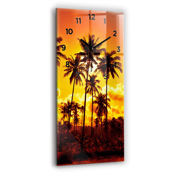 Vertical wall clock Thailand Klong Prao Beach