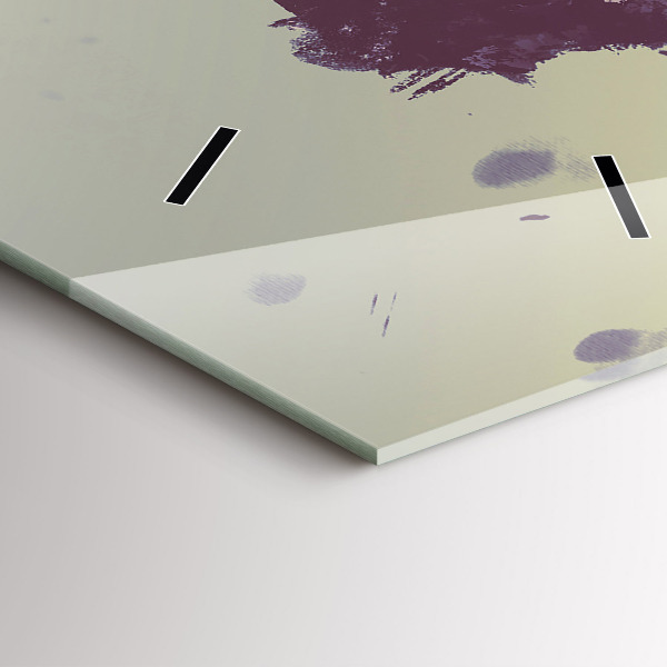 Vertical wall clock Zombies at night - halloween