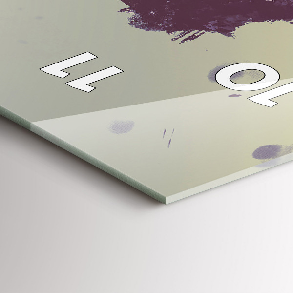 Vertical wall clock Zombies at night - halloween