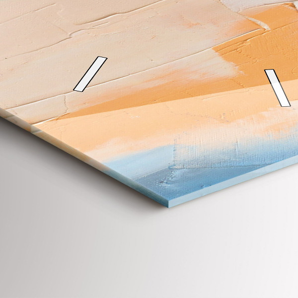 Vertical wall clock Portrait of a woman