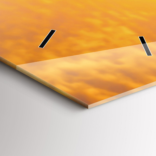 Vertical wall clock Swans in Love