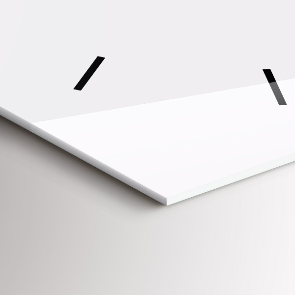 Vertical wall clock Abstract mountain ranges