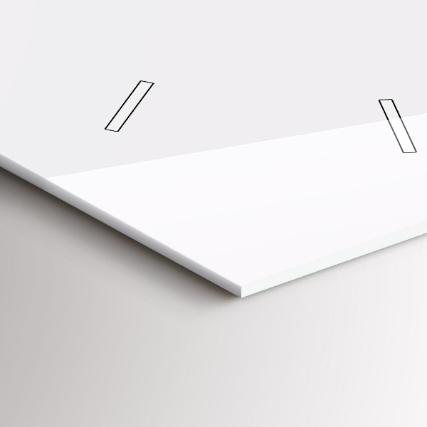 Vertical wall clock Abstract mountain ranges