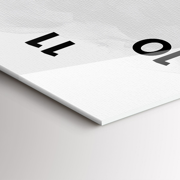 Vertical wall clock Guitar Graphics