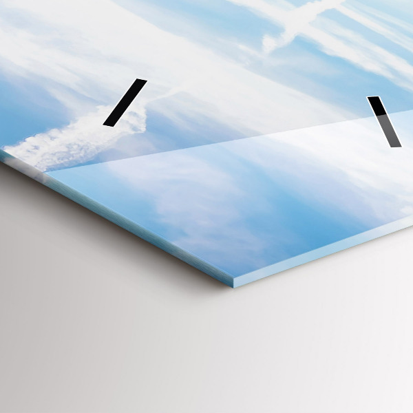 Vertical wall clock Lavender Meadow